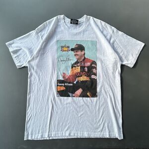 VTG NASCAR Shirt Adult Extra Large Davey Allison Single Stitch Double Sided 90s